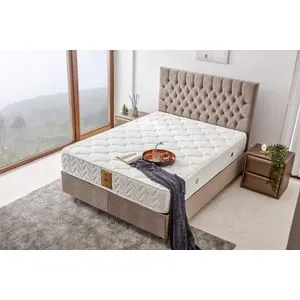 Relax 150x200 cm Double Size Luxury Middle Firm Mattress White Mattress