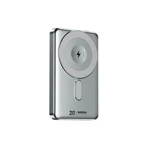 REMAX CX-2 15W Bežični Power Bank sa Magnetnim Stativom - Srebrni