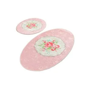 Rena Djt Multicolor Bathmat Set (2 Pieces)