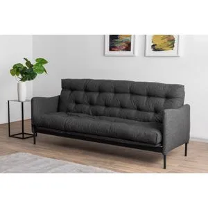 Renge - Dark Grey Dark Grey 3-Seat Sofa-Bed