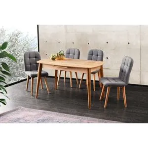 Retro - 1192 Sapphire Oak Extendable Dining Table