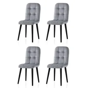 Retro - 732 V4 Black
Grey Chair Set (4 Pieces)