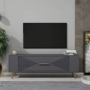 Retrol1 - Anthracite, Gold Anthracite
Gold TV Stand