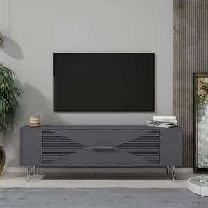 Retrol1 - Anthracite, Silver Anthracite
Silver TV Stand
