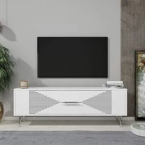 Retrol1 - White, Silver White
Silver TV Stand