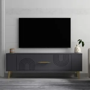 Retrol2 - Anthracite, Gold Anthracite
Gold TV Stand
