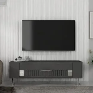 Retrolp4 - Anthracite, Silver Anthracite
Silver TV Stand