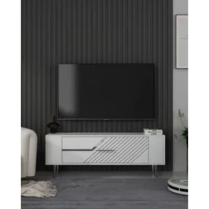 Retrolp5 - White, Silver White
Silver TV Stand