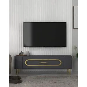 Retrop3 - Anthracite, Gold Anthracite
Gold TV Stand