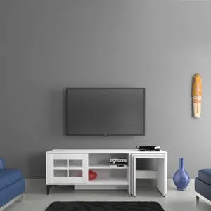 Revival - Whtite White TV Stand
