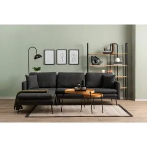 Reya - Dark Grey Dark Grey Corner Sofa