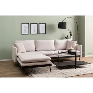 Reya - Ecru Ecru Corner Sofa