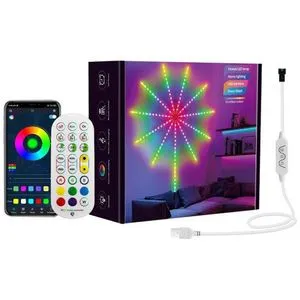 RGB LED vatromet, 10x0.3m+1x1m, 94 LED, DC LVT-30/94