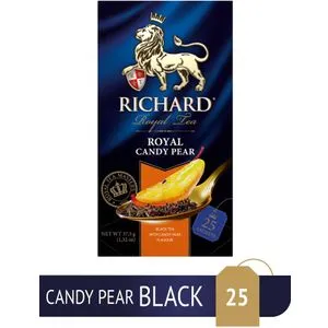 RICHARD Royal Candy Pear – Crni čaj sa aromom karamelizovane kruške 25 x 1,5g 111370