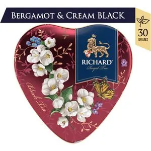 RICHARD Tea Royal Heart - Crni cejlonski čaj krupnog lista, sa bergamotom, vanilom, narandžom i l...