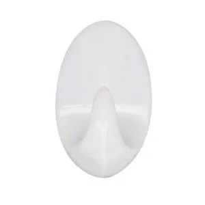Ridder set od 2 kukice bele PVC 13110301
