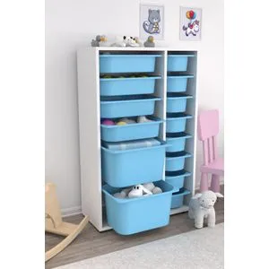Rine 2D4K8U - White, Blue v2 White
Blue Multi Purpose Cabinet