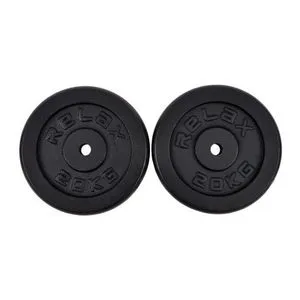 RING Tegovi 2x20kg crni standardni liveni - RX PLO1-20
