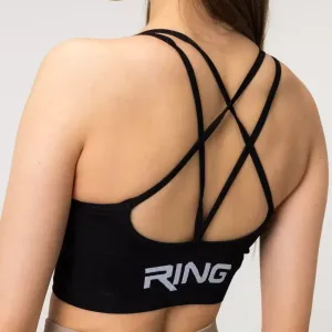 RING X-Back Top Jet Black