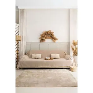 Rio - Beige Beige Sofa Cover