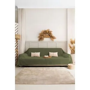 Rio - Pokrivač za Sofu u Khaki Boji