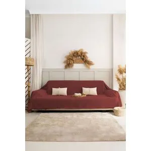 Rio - Prekrivač za sofu u crvenoj boji