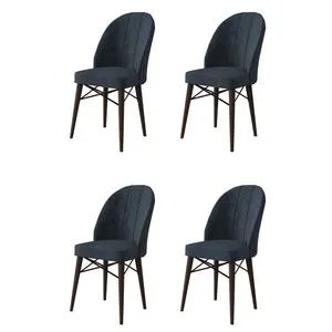 Ritim - Anthracite, Brown Anthracite
Brown Chair Set (4 Pieces)