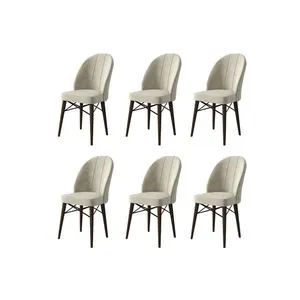 Ritim - Cream, Brown Cream
Brown Chair Set (6 Pieces)
