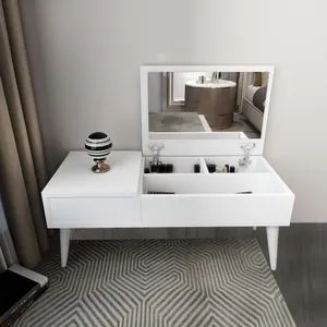 Riva White Make-Up Table