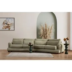River 4 Seater Right (L2-Xc Right) - Green Green 4-Seat Sofa
