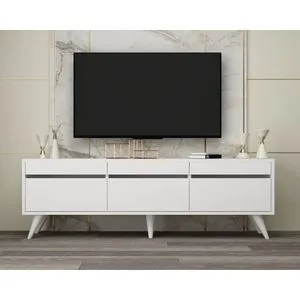 River - White White TV Stand
