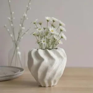 Rocca - Beige Beige Decorative Pot