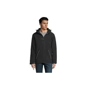 ROCK MEN softshell jakna - Crna, M