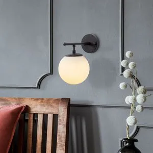 Roe - 10715 Crna Krem Zidna Lampa