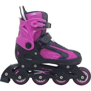 Roler Pw126B-10 Black/Pink Xs(29-32) Pvc Abec5 Pu Action 2021 Par