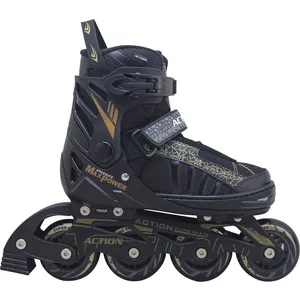 Roler Pw132B Black/Gold Alu M(35-38) Abec5 Pu Action 2021 Par