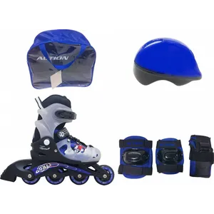 Roleri Dečiji SET S (30-33) Plavi PVC ABEC-5