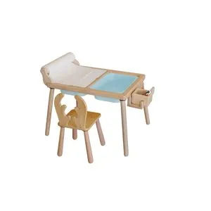 Roll and Chair - Blue Blue Kid's Table Set