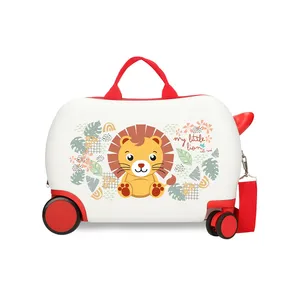 ROLL ROAD HAPPY PETS dečiji kofer na točkićima - bela/crvena