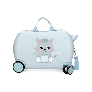 ROLL ROAD HAPPY PETS dečiji kofer na točkićima - sky blue
