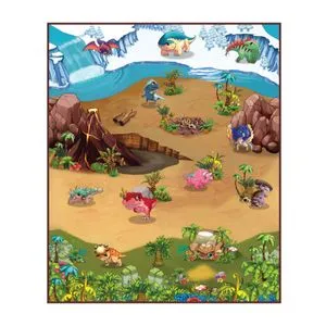 Rollmatz Podloga za igranje Svet Dinosaurusa 100 x 120cm