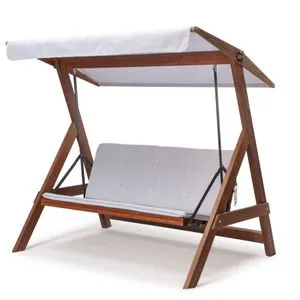 Roma 2001 - Grey Garden Triple Swing Chair