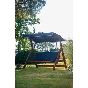 Roma 2002 - Navy Blue Navy Blue Garden Triple Swing Chair