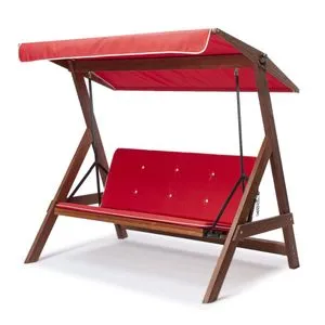 Roma 2003 - Red Red Garden Triple Swing Chair