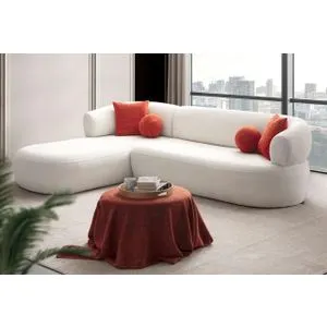 Roma Leva - Bela Ugaona Sofa