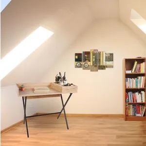 Roma Oak
Black Study Desk