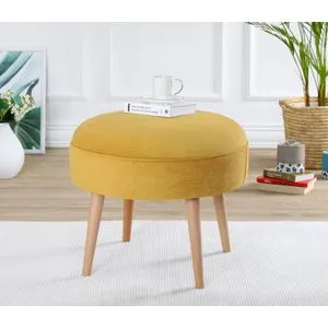 Romley - Yellow Yellow Pouffe