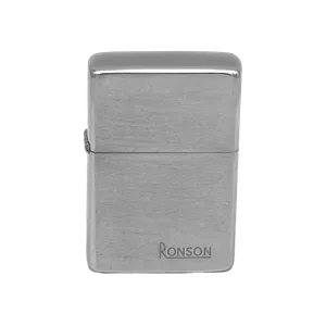 Ronson upaljač Chrome Vertical Brushed
