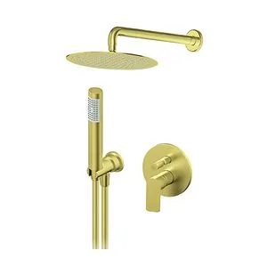 Rosan  S.2  GOLD Uzidna baterija sa zidnim tušem D.250mm i ručnim tušem