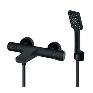 Rosan  Thermo S.2 BLACK Termostatska baterija za kadu sa ručnim tušem